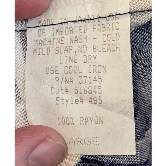 Vintage Hilo Hattie Hawaiian Maxi Dress - Women's Size L - Made in USA - Picture 5 of 7